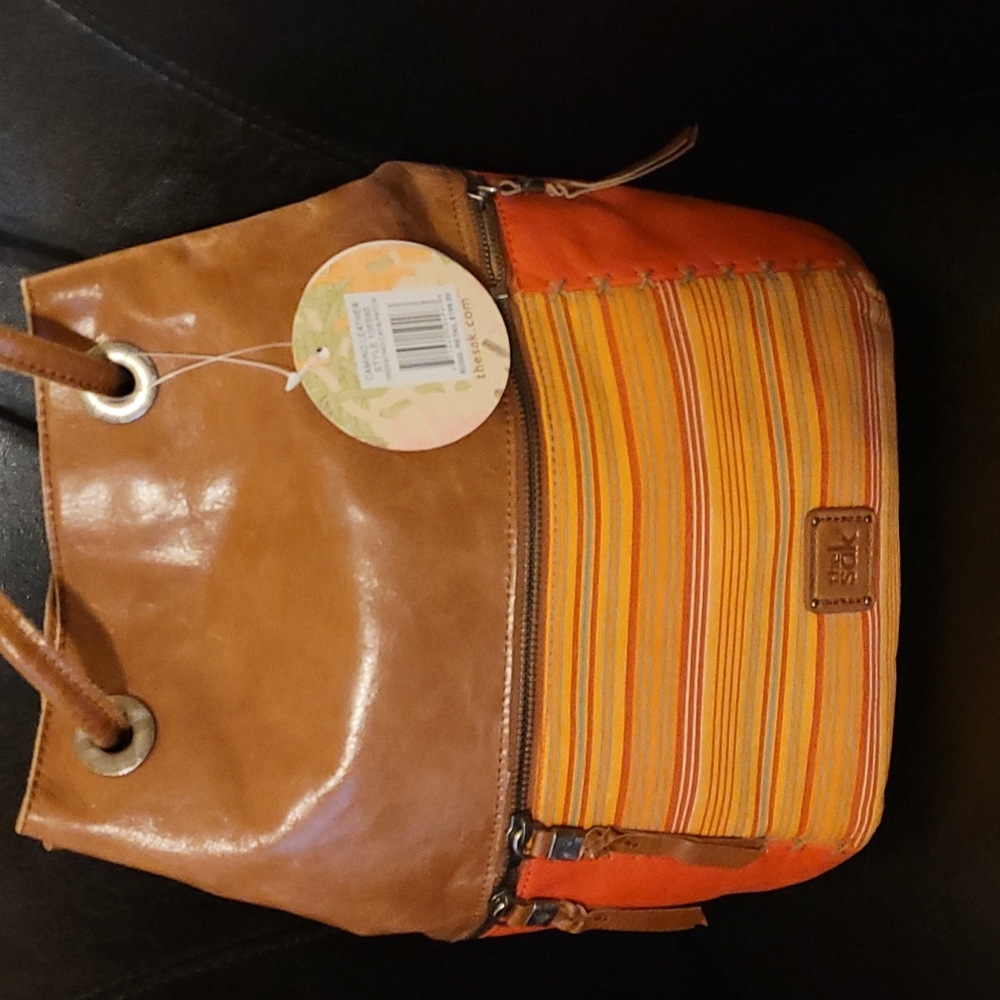 ❤HP❤️NWT THE SAK CAMINO LEATHER COMBO SHOULDER BAG/BACKPACK❤